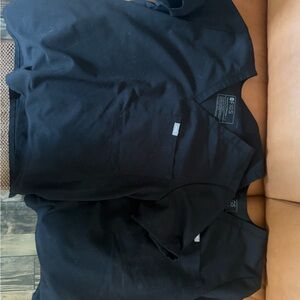 FIGS Charcoal V-Neck Scrub Top